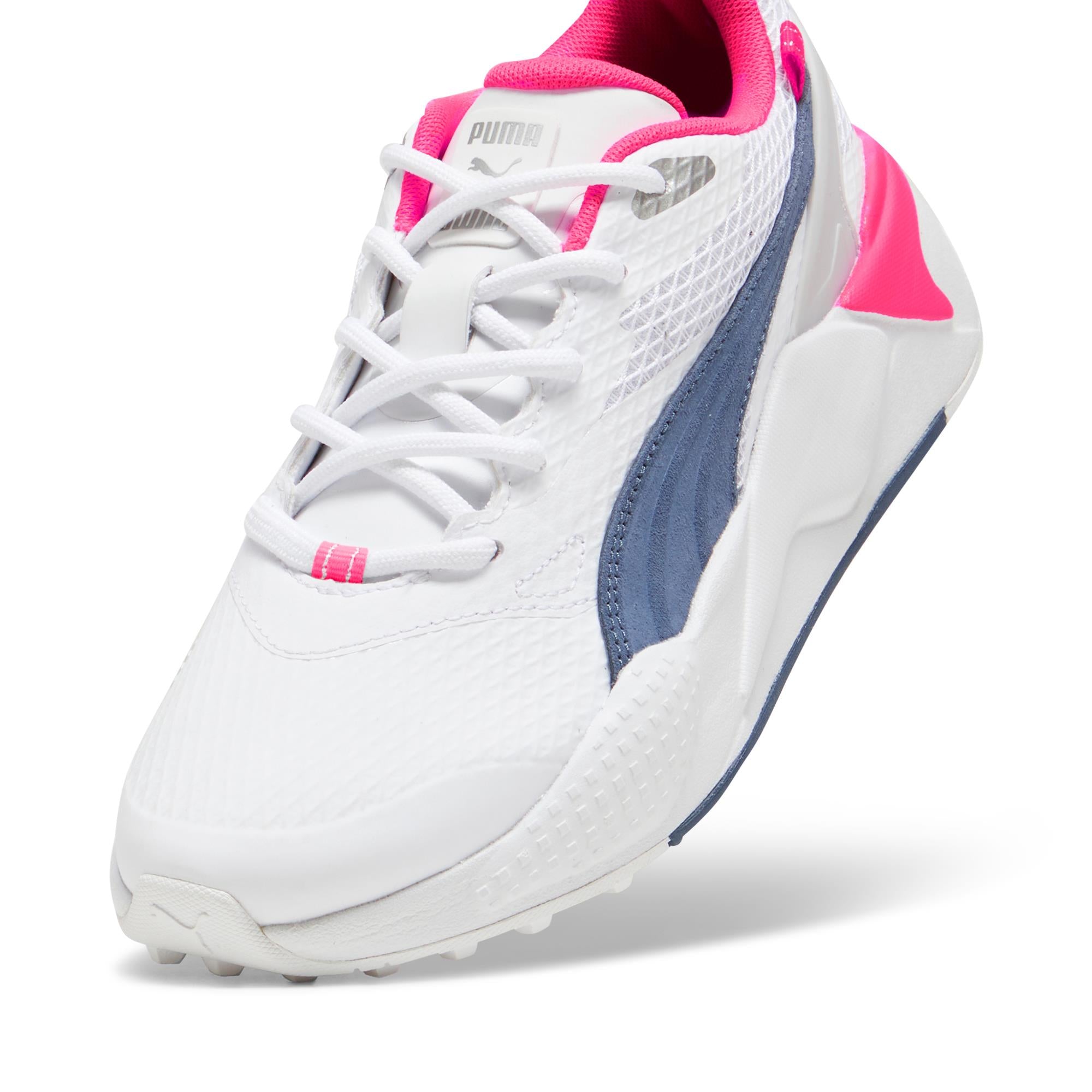 Ladies Puma GS-X Efekt Golf Shoes White/Blue/Ravish